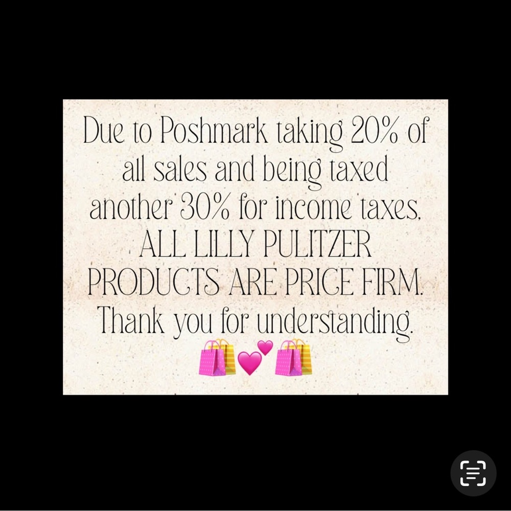 Lilly Pulitzer Inventory is all FINAL PRICE.